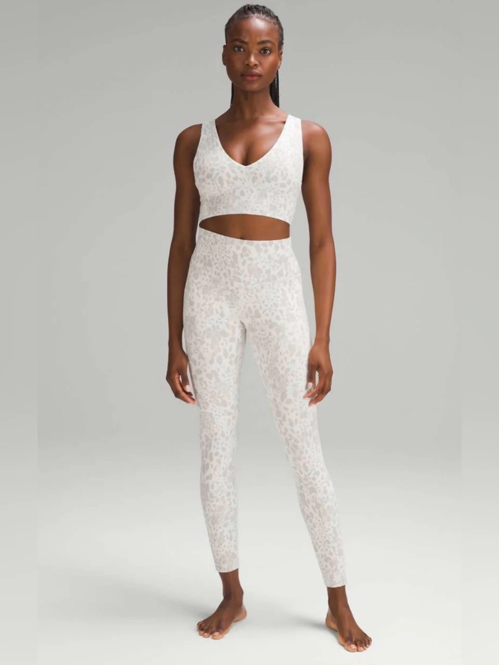 Lululemon Align 2-Piece set - Cheetah Camo Antique White